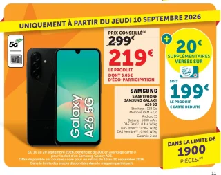 SAMSUNG SMARTPHONE SAMSUNG GALAXY A26 5G