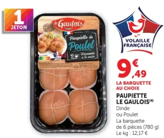 Paupiette Le Gaulois (Dinde ou Poulet)