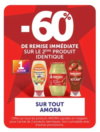 Sauces, Mayonnaise, Ketchup Amora
