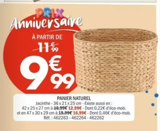 Panier naturel