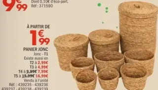 Panier Jonc