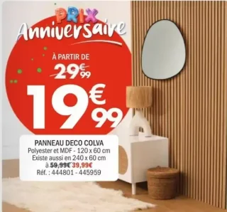 Panneau déco Colva