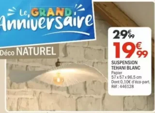 Suspension Tehani Blanc