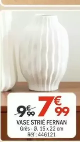 Vase Strié Fernan