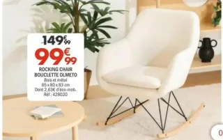 Rocking Chair Bouclette Olmeto