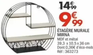 Étagère murale Mirna