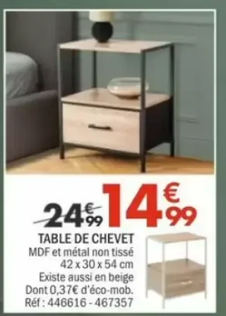 Table de chevet Collection Lena