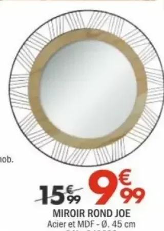 MIROIR ROND JOE