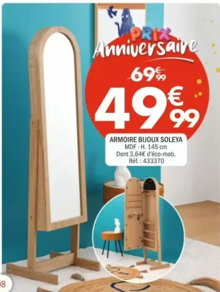 ARMOIRE BIJOUX SOLEYA