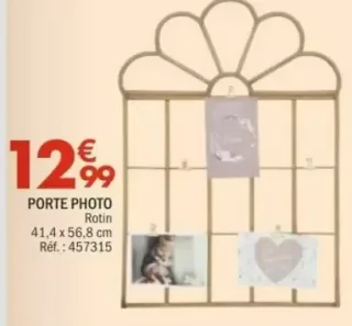 PORTE PHOTO Rotin