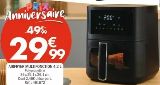 Airfryer multifonction 4,2 L