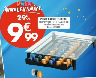 Porte capsules tiroir