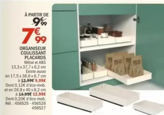 Organiseur Coulissant Placards
