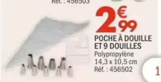 Poche à Douille et 9 Douilles