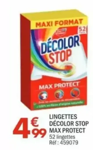 LINGETTES DÉCOLOR STOP MAX PROTECT 52 lingettes