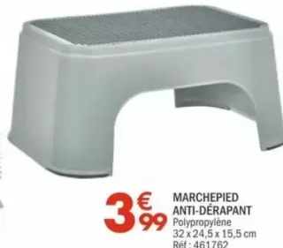 MARCHEPIED ANTI-DÉRAPANT Polypropylène 32 x 24,5 x 15,5 cm