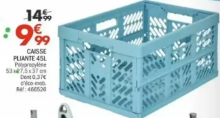 Caisse pliante 45L