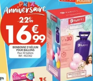 Bonbonne d'hélium pour ballons Party!
