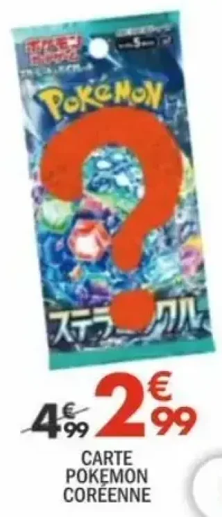 Carte Pokemon Coréenne