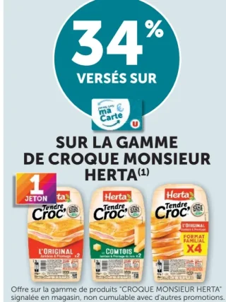 Gamme de Croque Monsieur Herta