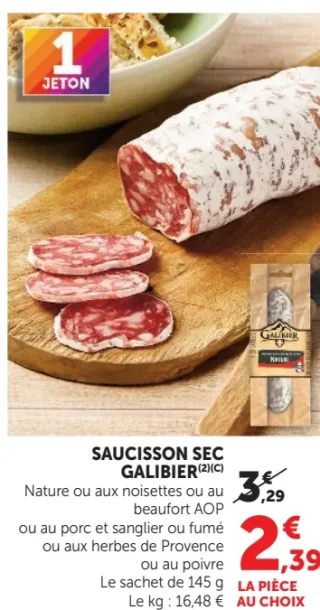 Saucisson sec Galibier