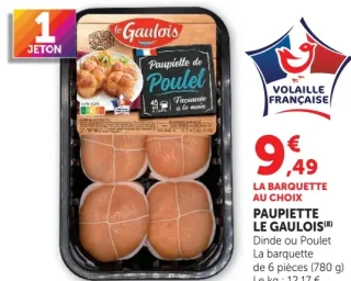 Paupiette de Poulet Le Gaulois