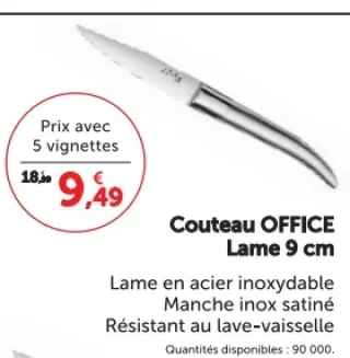 Couteau office Laguiole Heritage Lame 9 cm