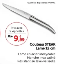 Couteau steak Laguiole Heritage Lame 12 cm