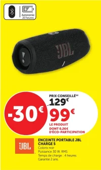Enceinte portable JBL Charge 5