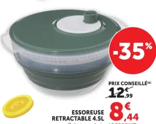 Essoreuse retractable 4.5L