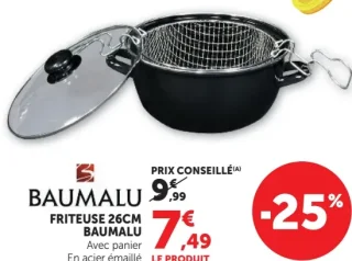 Friteuse 26cm Baumalu