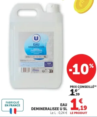 Eau déminéralisée U 5L