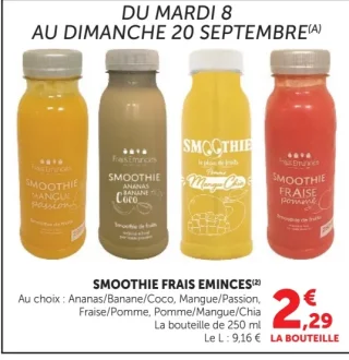 Smoothie Frais Emincés