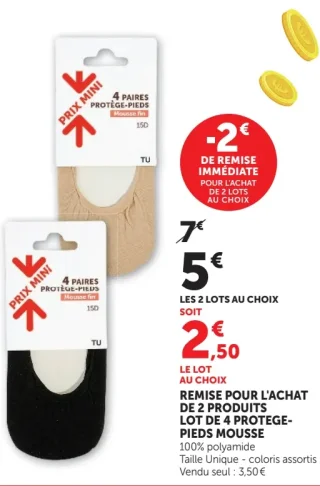 Lot de 4 protège-pieds mousse