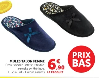 MULES TALON FEMME