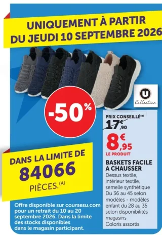 BASKETS FACILE A CHAUSSER U Collection