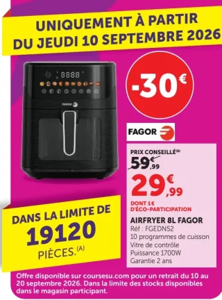 AIRFRYER 8L FAGOR