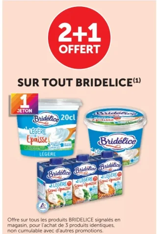Gamme de produits Bridelice
