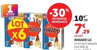 Mikado Lu Chocolat au Lait