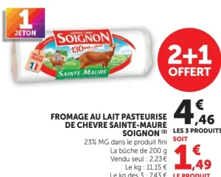 Fromage de chèvre Sainte-Maure Soignon