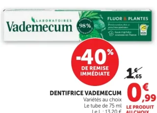 Dentifrice Vademecum