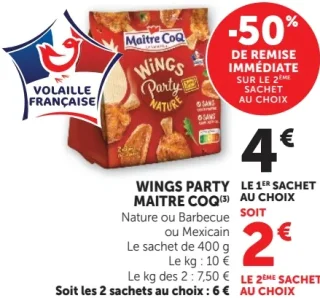 Wings Party Maître CoQ