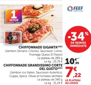 Chiffonnade Giganta ou Chiffonnade Grandissimo Corte del Gusto