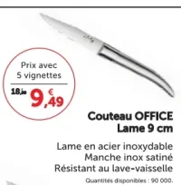 Couteau OFFICE Lame 9 cm Laguiole Heritage