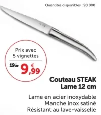 Couteau STEAK Lame 12 cm Laguiole Heritage