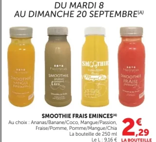 Smoothie frais Frais Émincés