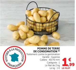 Pomme de Terre de Consomation