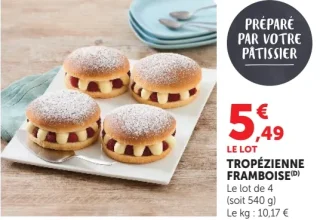 TROPÉZIENNE FRAMBOISE