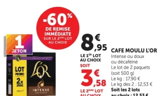 CAFE MOULU L'OR