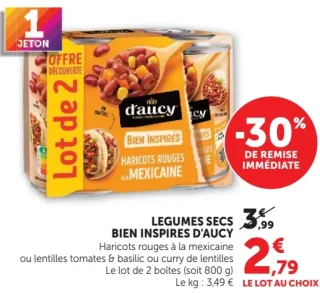 Haricots rouges à la mexicaine d'aucy Bien Inspirés